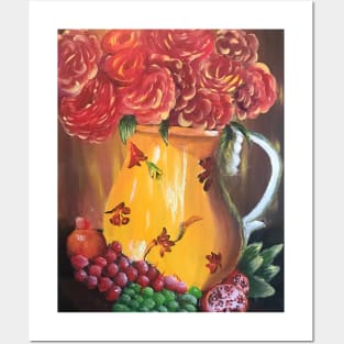 Vase of Roses Posters and Art